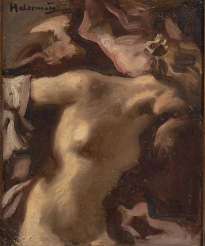 Hugo von Habermann - Nudo